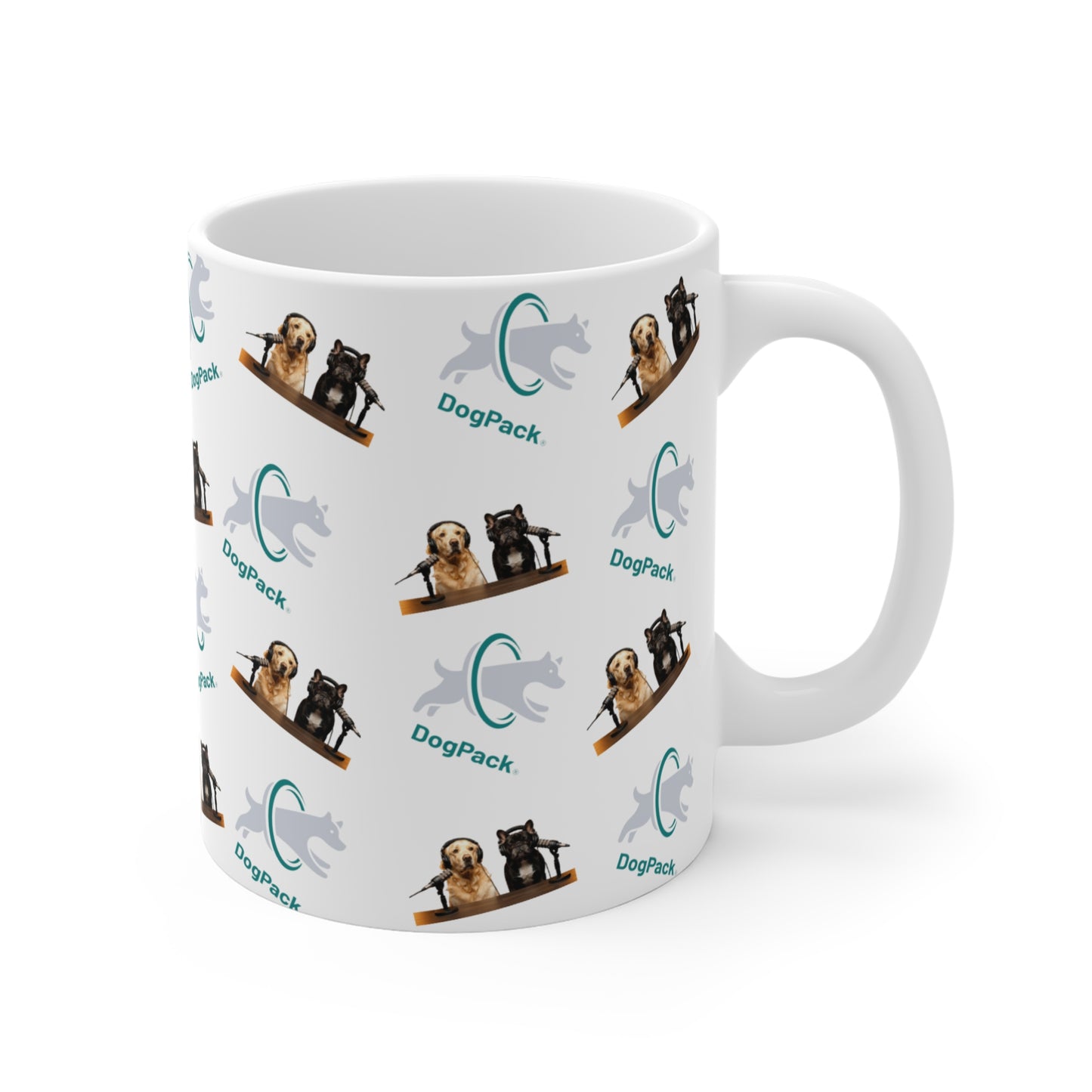 Goldie & Frenchie x DogPack Coffee Mug (11oz/15oz/20oz) - Made and Ships from Canada