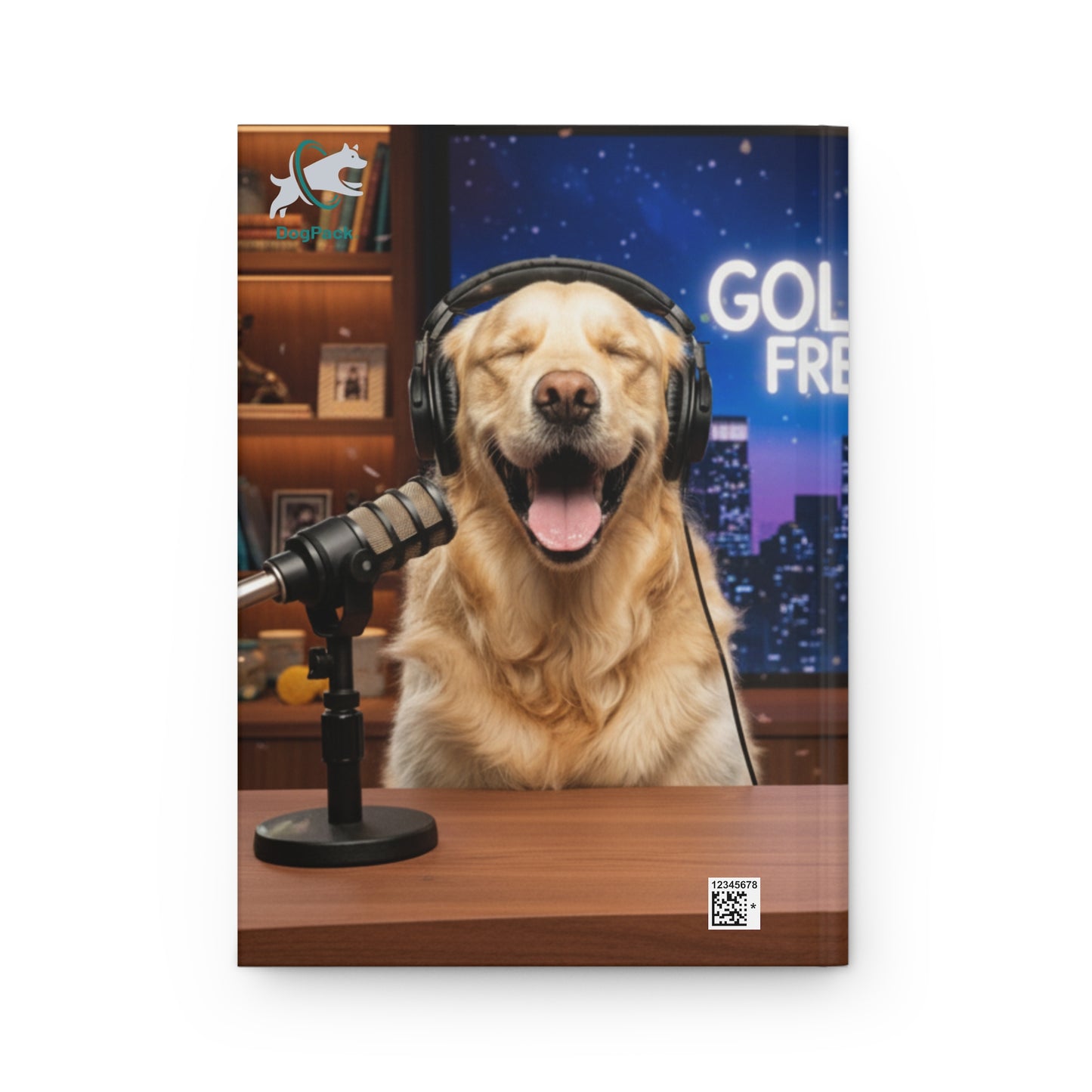 Goldie & Frenchie Talk Show LOL Laughing out Loud Studio Notebook