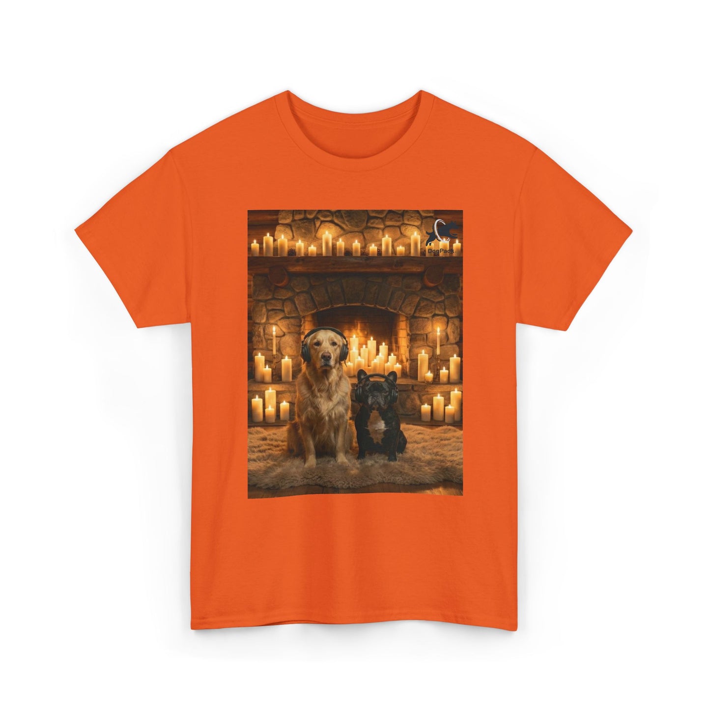 Goldie & Frenchie Staying Warm Front & Back Canada T‑Shirt - Ships from Canada