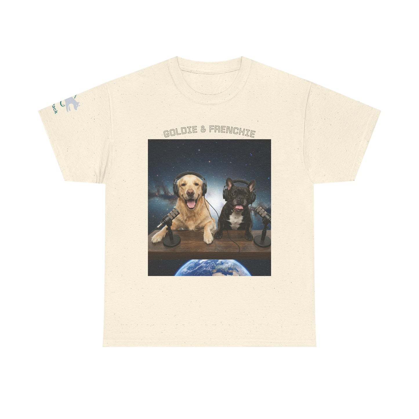 Goldie & Frenchie Broadcasting from Space T-Shirt