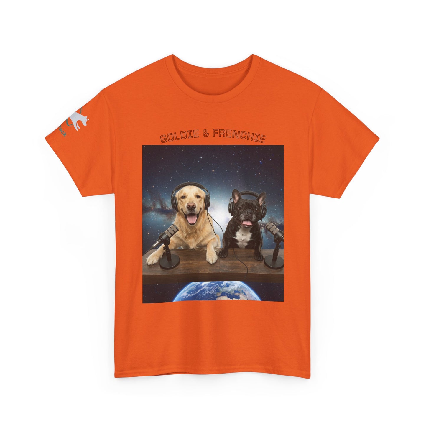 Goldie & Frenchie Broadcasting from Space T-Shirt
