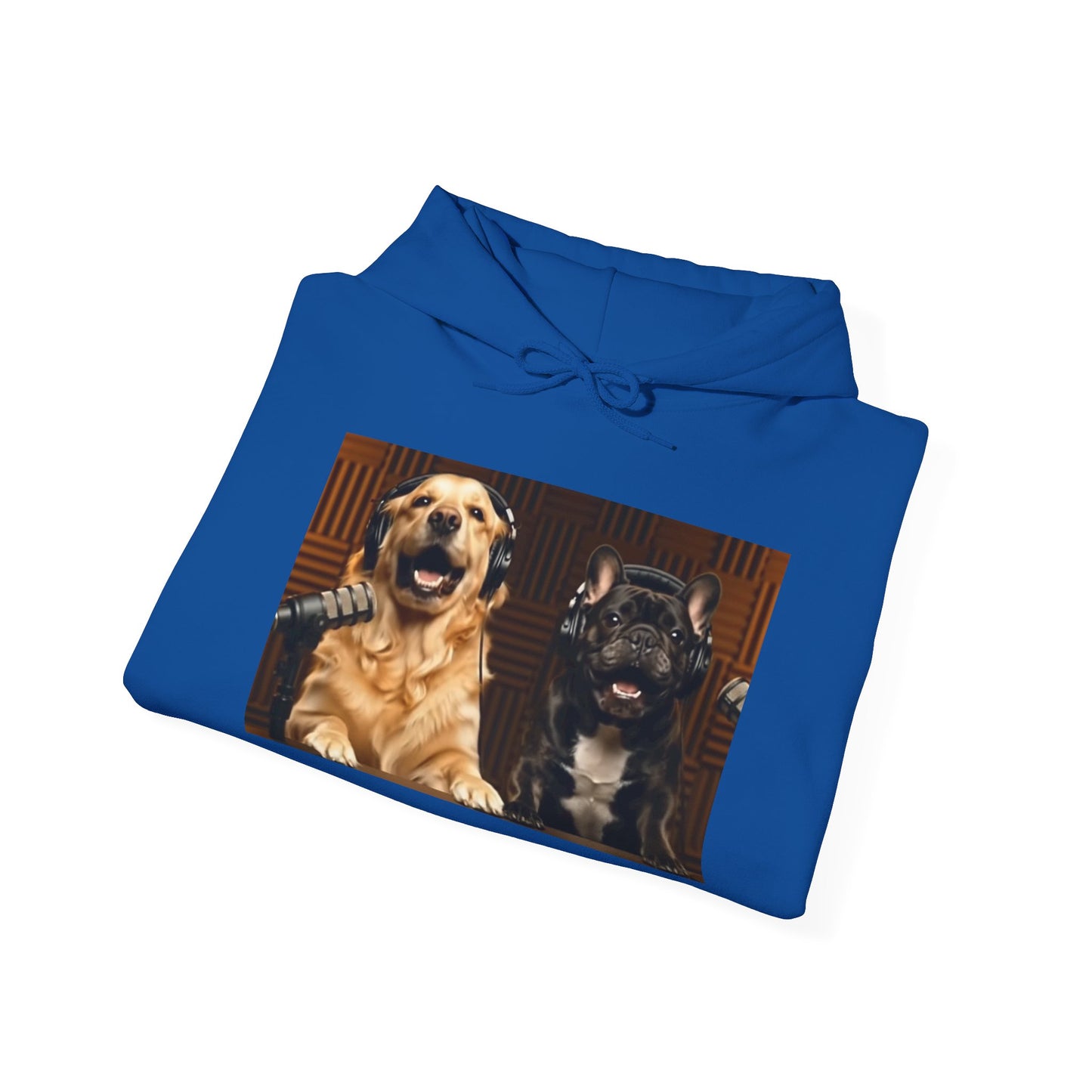 Goldie & Frenchie Hoodie — "Love G&F" Back and Front