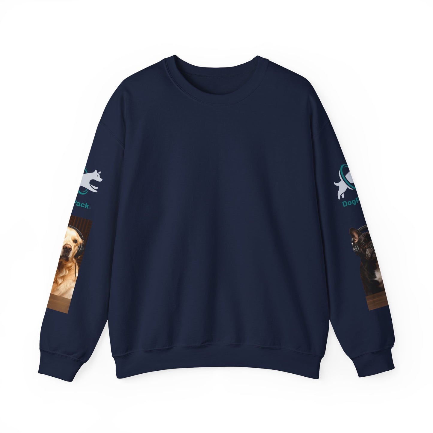 Goldie & Frenchie Have your Back Crewneck and Printed Sleeves