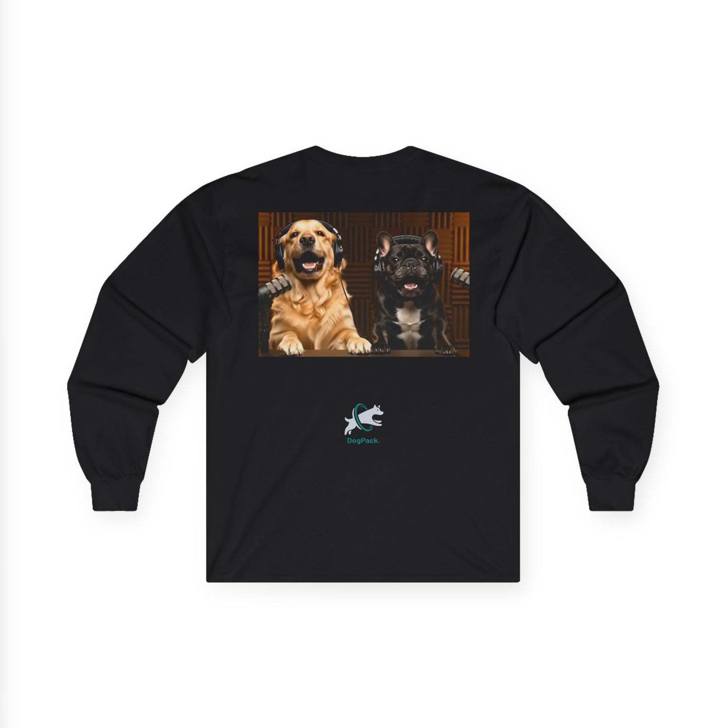 Goldie & Frenchie Long Sleeve Tee - Front and Back