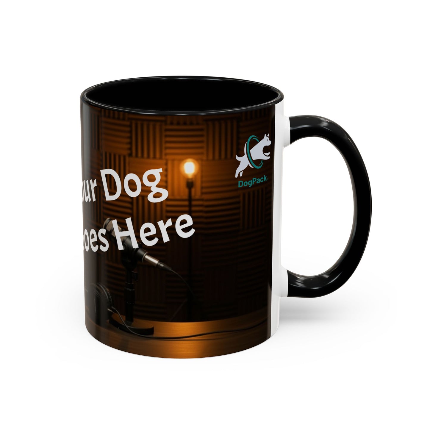 Goldie & Frenchie Custom Accent Coffee Mug – Choose your Color Interior and Send in your Pic (11/15oz)