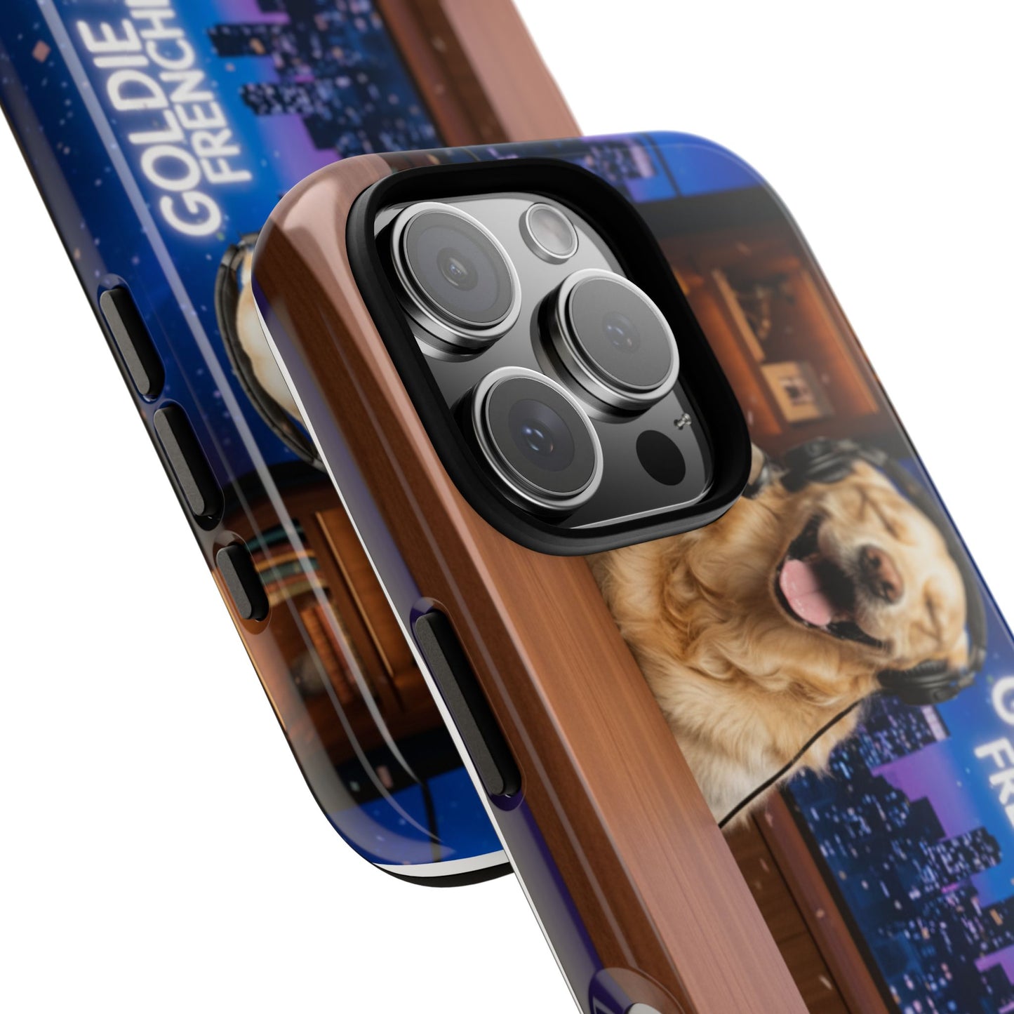 Goldie & Frenchie Talk Show LOL Laughing out iPhone Cases