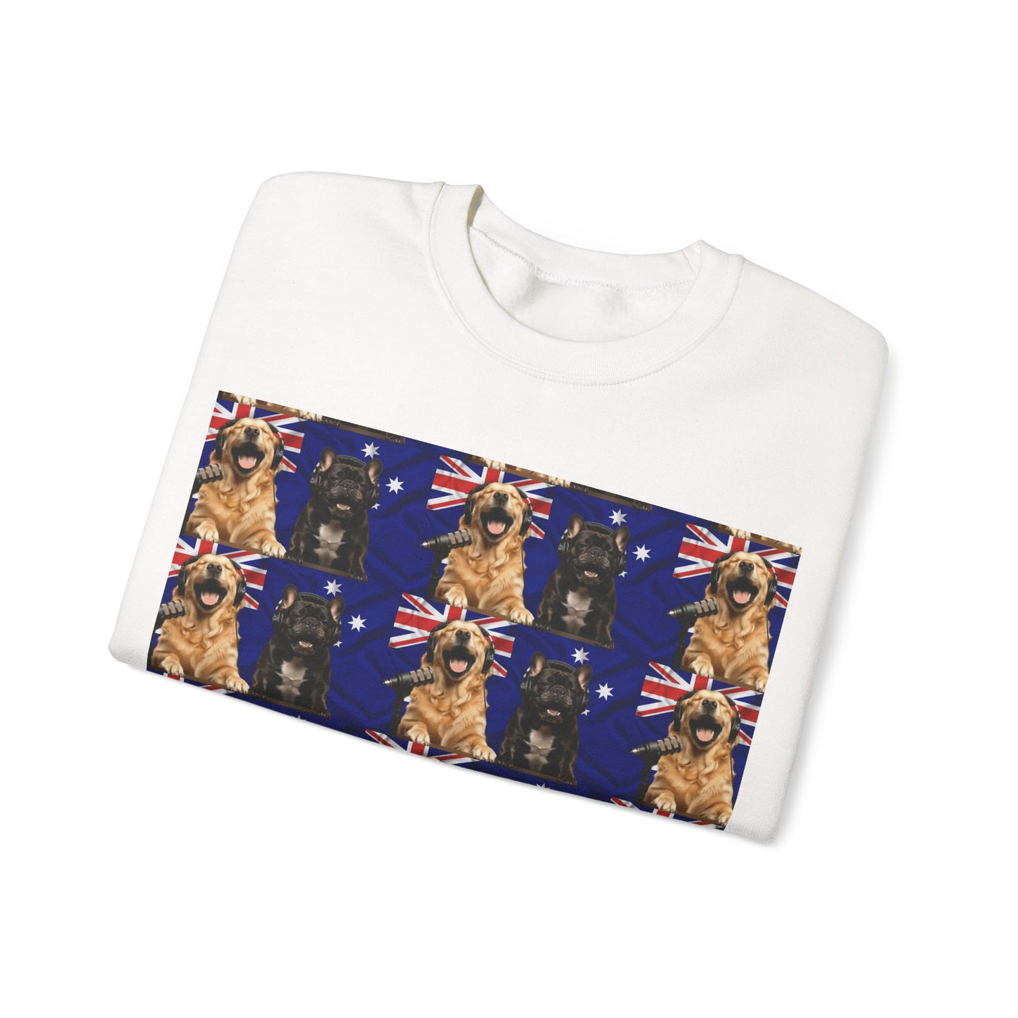 Goldie & Frenchie Australian Pride Crewneck Sweatshirt — Fully Printed Special Edition - Ships from Australia + New Zealand