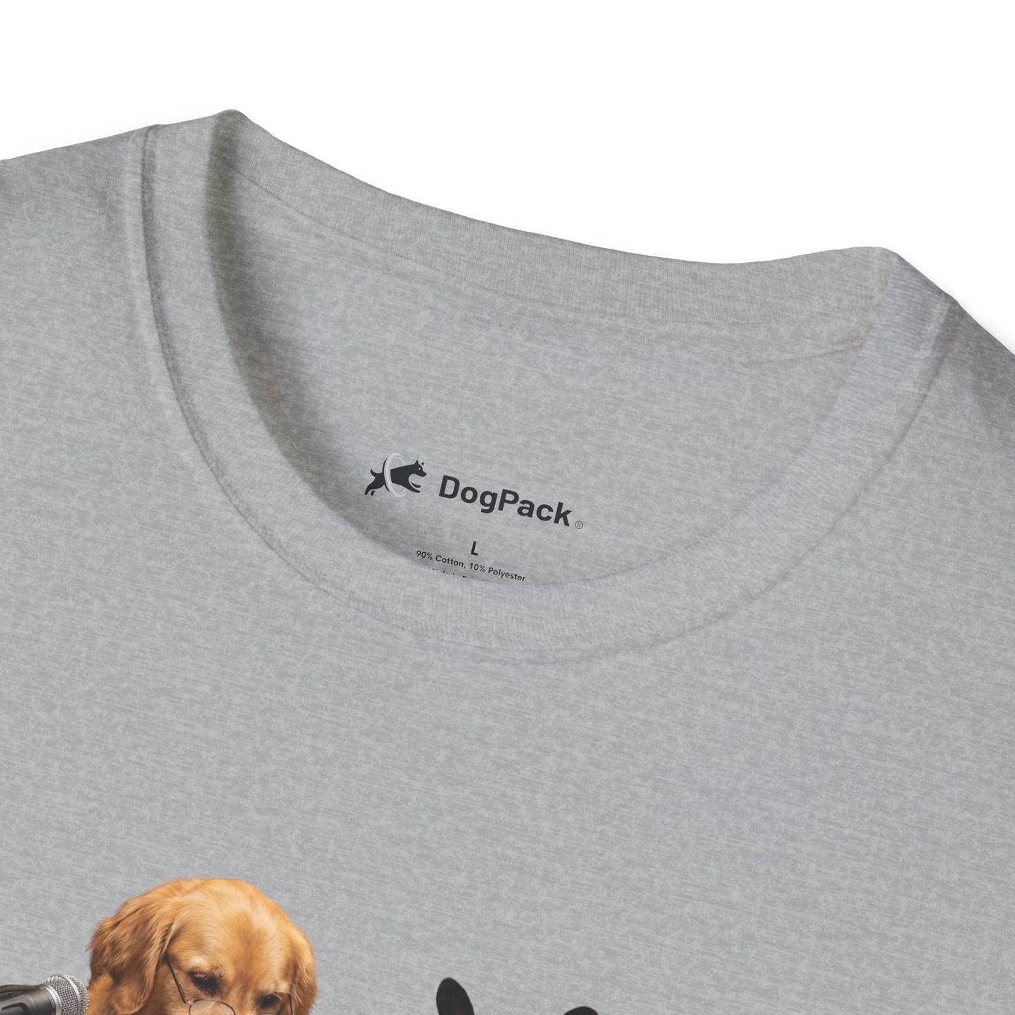 Goldie & Frenchie 'Reading over the Script' Graphic Softstyle T-Shirt - Unisex