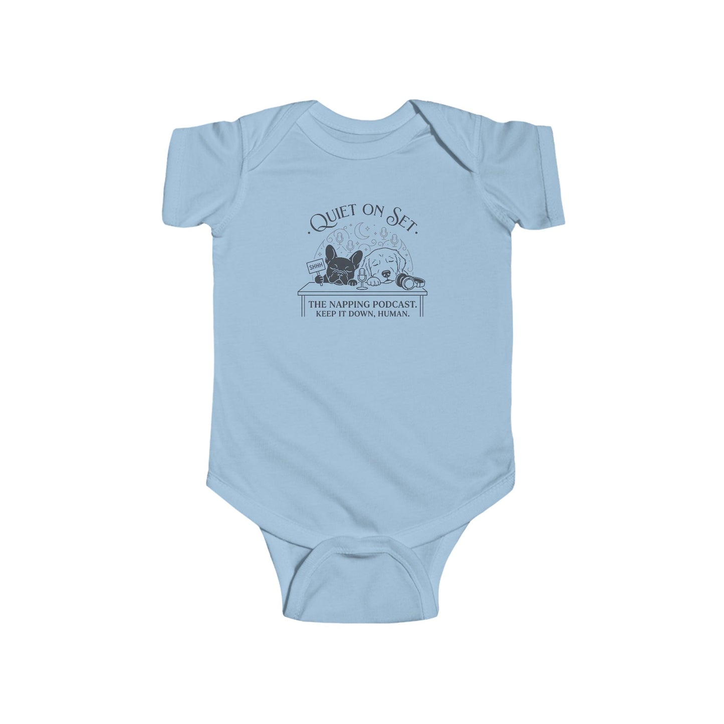 Goldie & Frenchie Baby Bodysuit — Quiet On Set