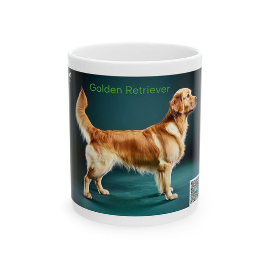 Golden Retriever Ceramic Mug – Golden Retriever Dog Breed Coffee Cup (11oz, 15oz)