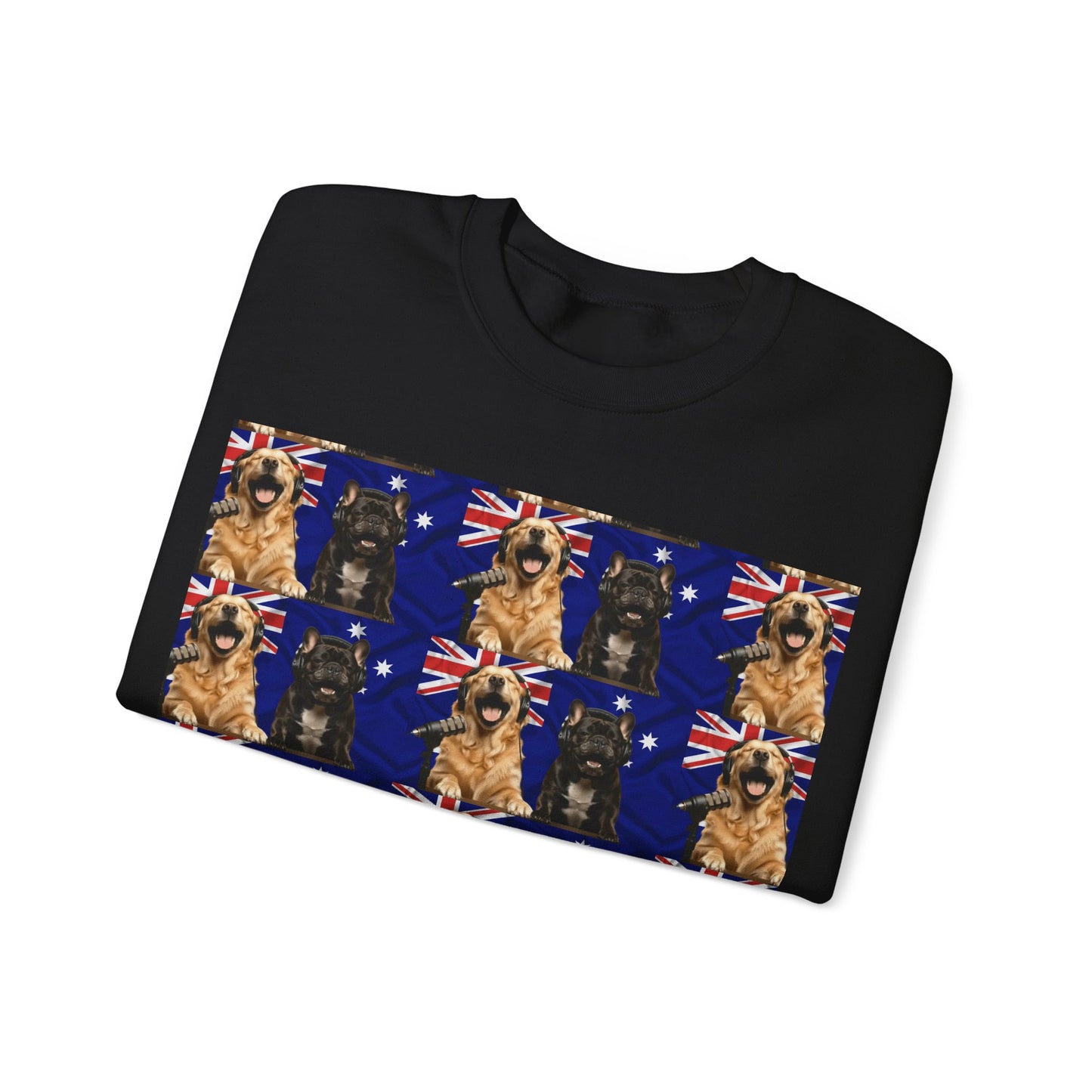 Goldie & Frenchie Australian Pride Crewneck Sweatshirt — Fully Printed Special Edition - Ships from Australia + New Zealand