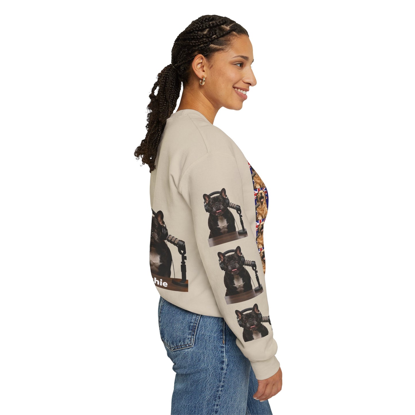 Goldie & Frenchie Australian Pride Crewneck Sweatshirt — Fully Printed Special Edition - Ships from Australia + New Zealand