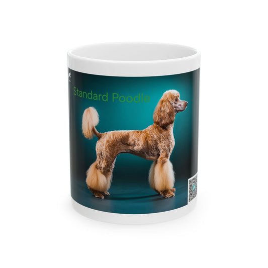 Standard Poodle Ceramic Mug — Standard Poodle Dog Breed Coffee Cup (11oz & 15oz)