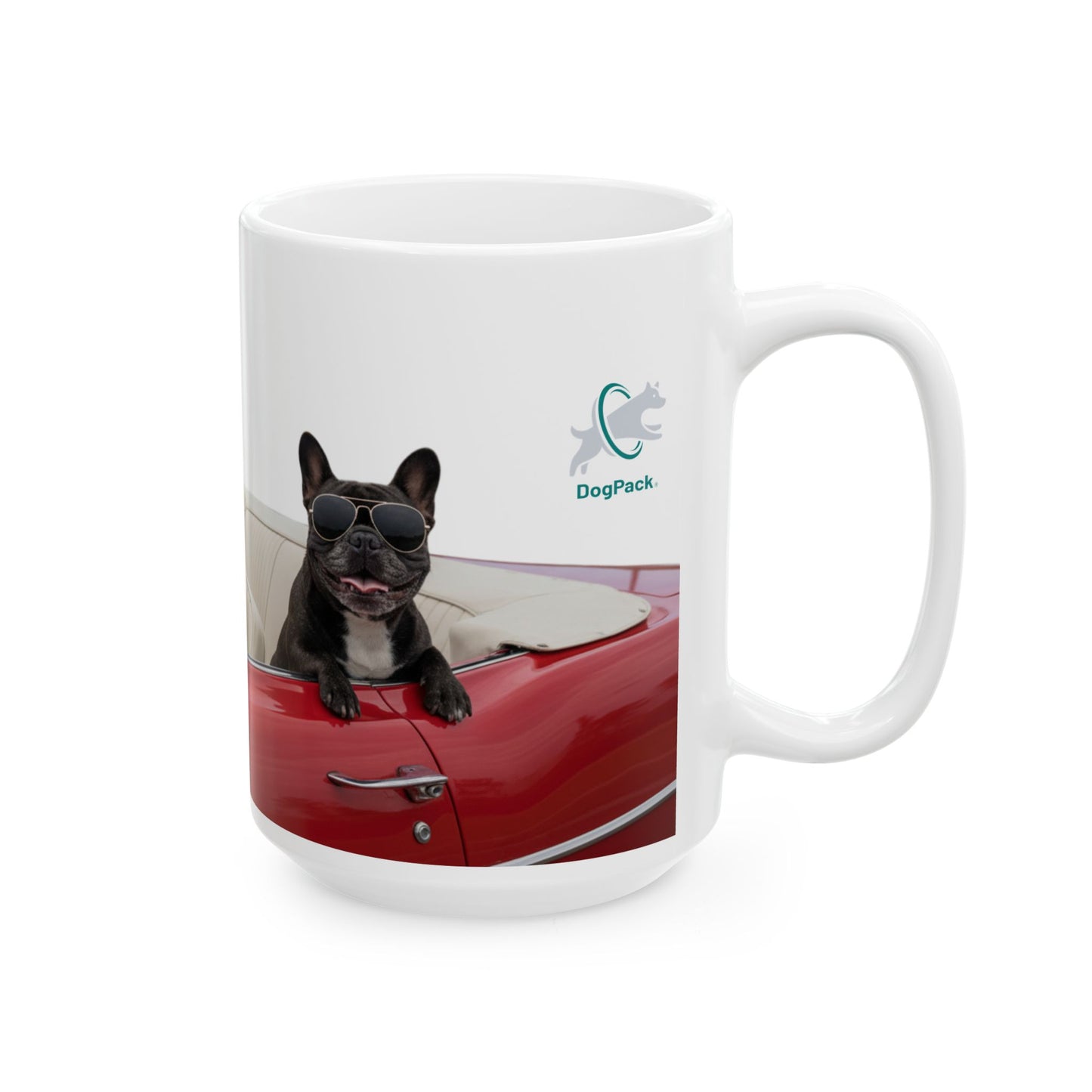 Goldie & Frenchie 'Roadtrippin' - Ceramic Coffee Mug (11oz, 15oz)