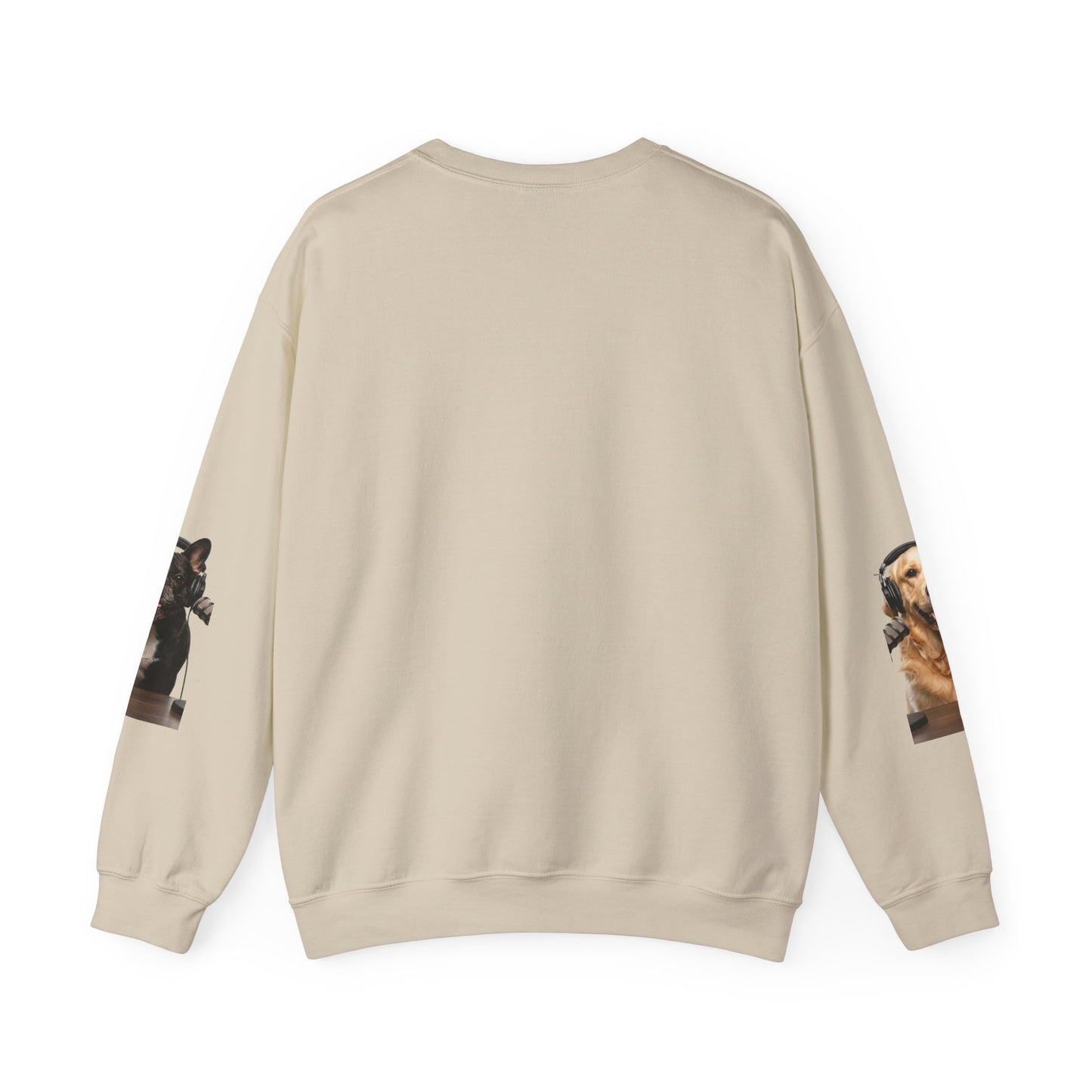 Goldie & Frenchie Smiling Crewneck with G&F sleeves