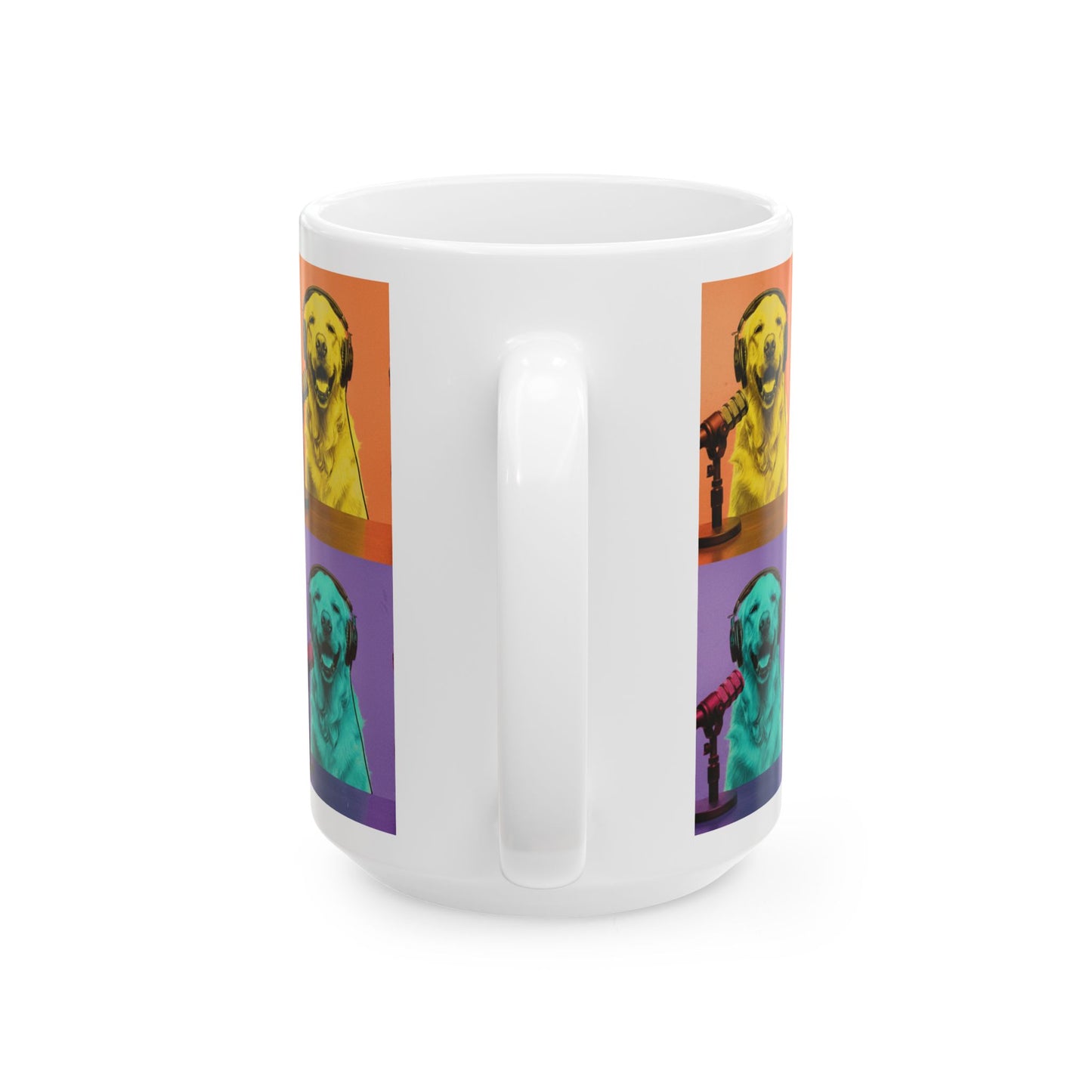Goldie & Frenchie Warhol Inspired Pop Art Mug - (11oz & 15 oz)