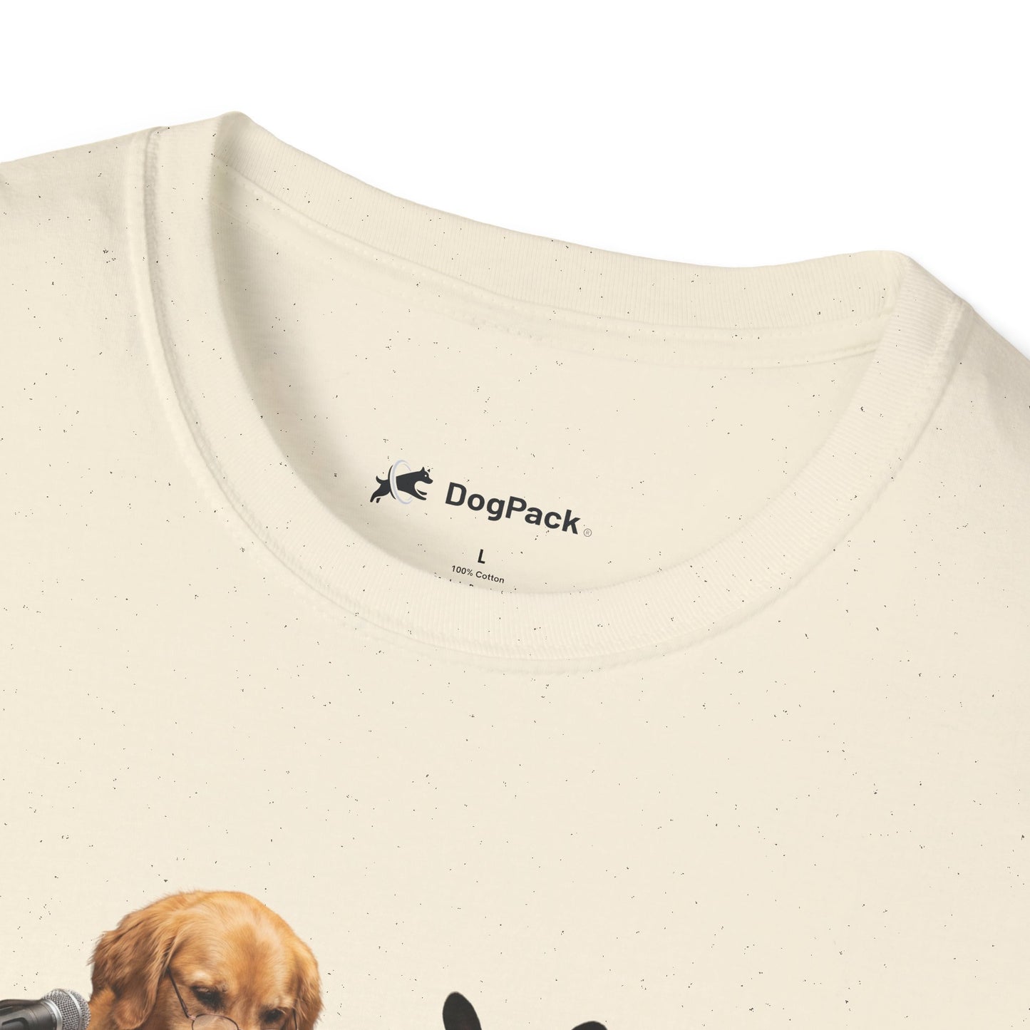 Goldie & Frenchie 'Reading over the Script' Graphic Softstyle T-Shirt - Unisex