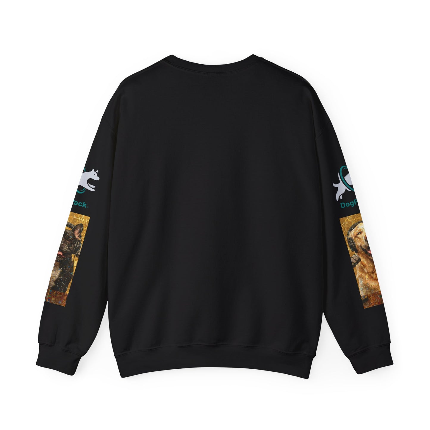 Goldie & Frenchie Chatting Crewneck with Klimt style G&F sleeves