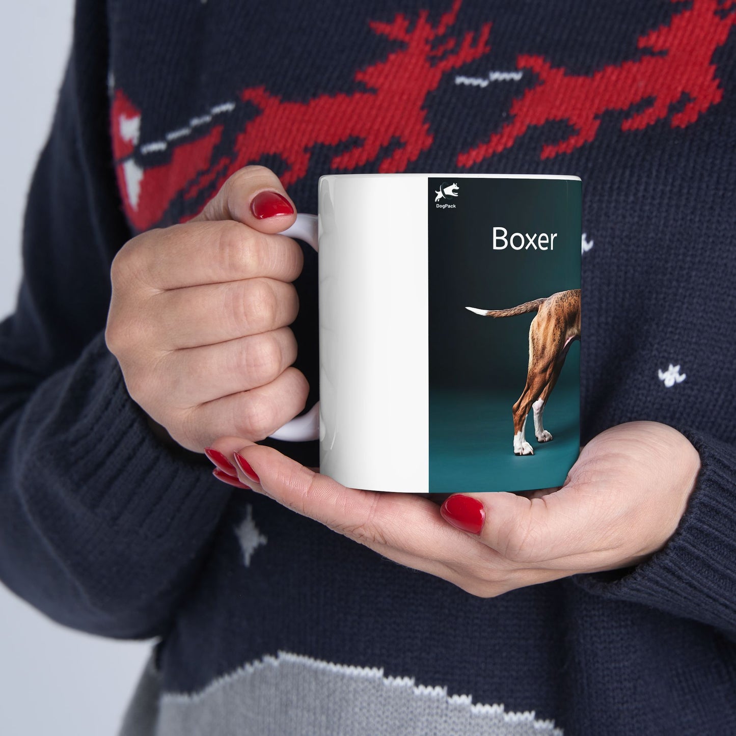 Boxer Dog Ceramic Mug (11oz & 15oz) — Gift for Dog Lovers