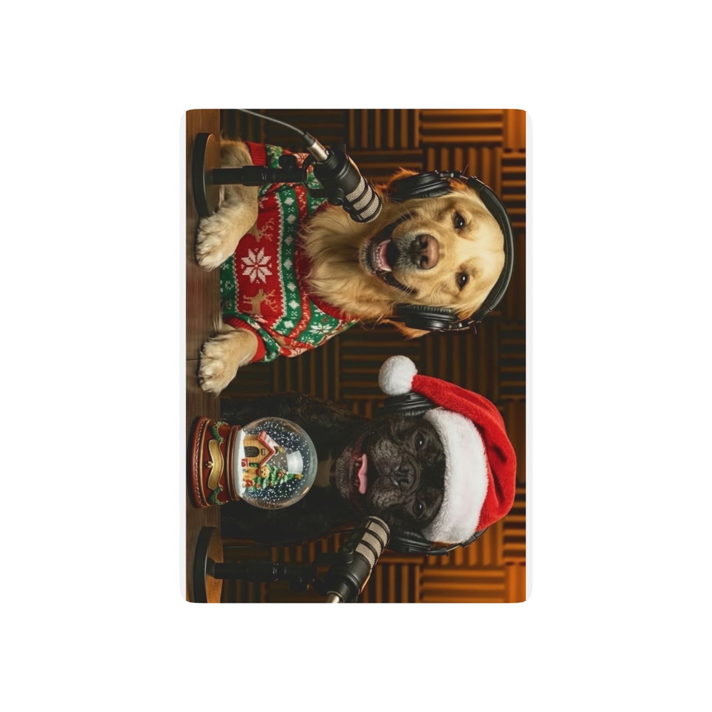 Goldie & Frenchie Christmas Themed Playing Cards