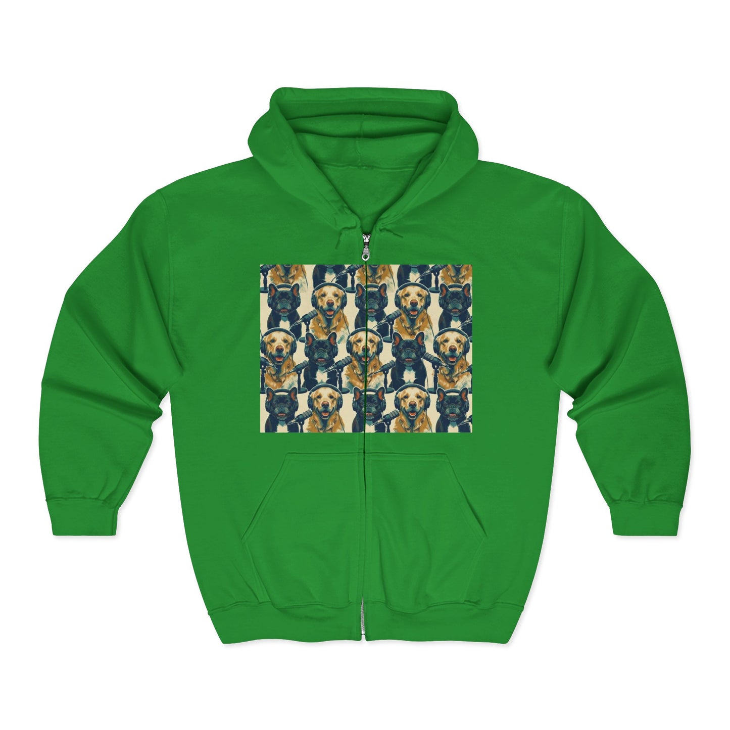 Goldie & Frenchie Podcast Full-Zip Hoodie - Front and Back - Ships from Australia + New Zealand