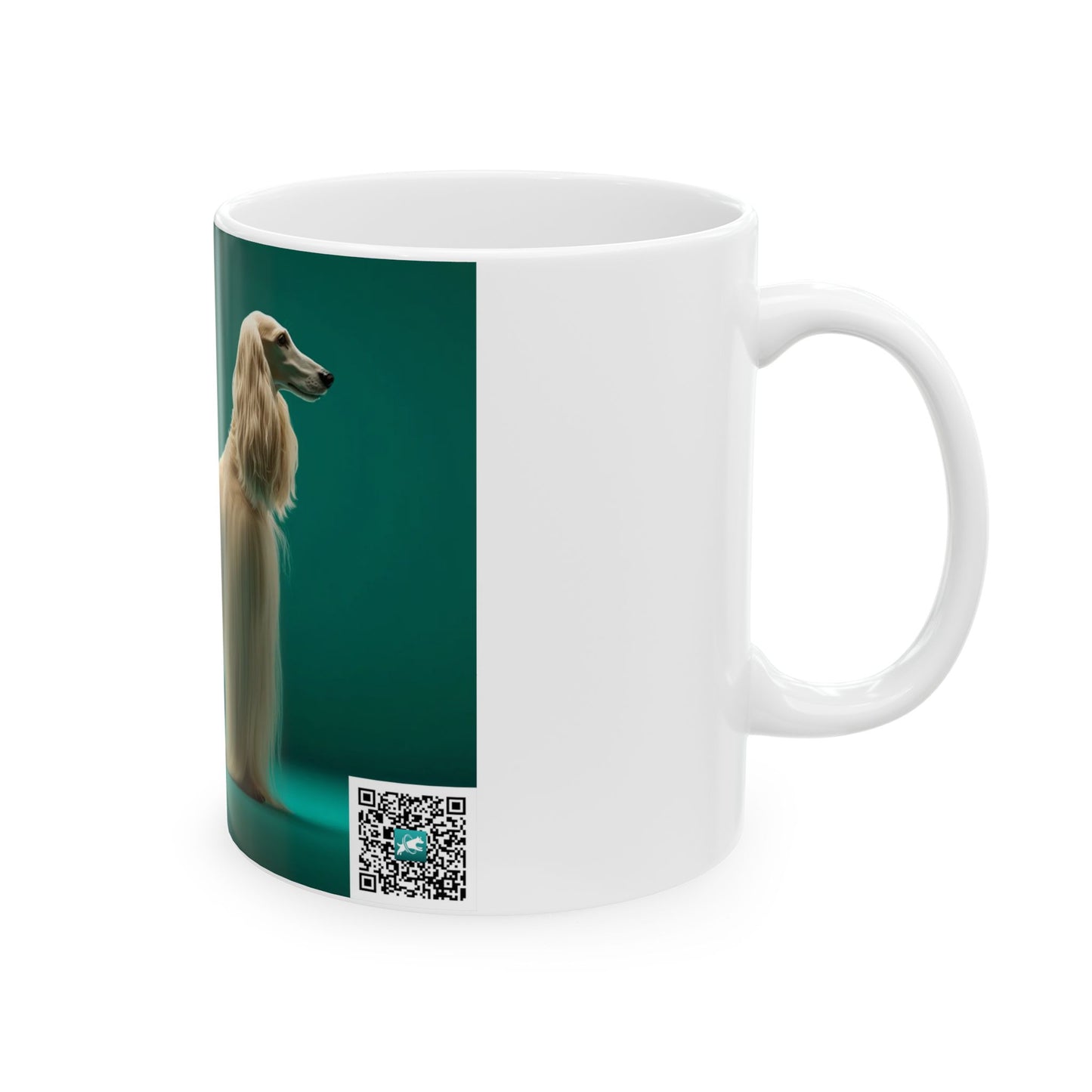 Afghan Hound Ceramic Mug – Dog Lover Coffee Cup (11oz/15oz)