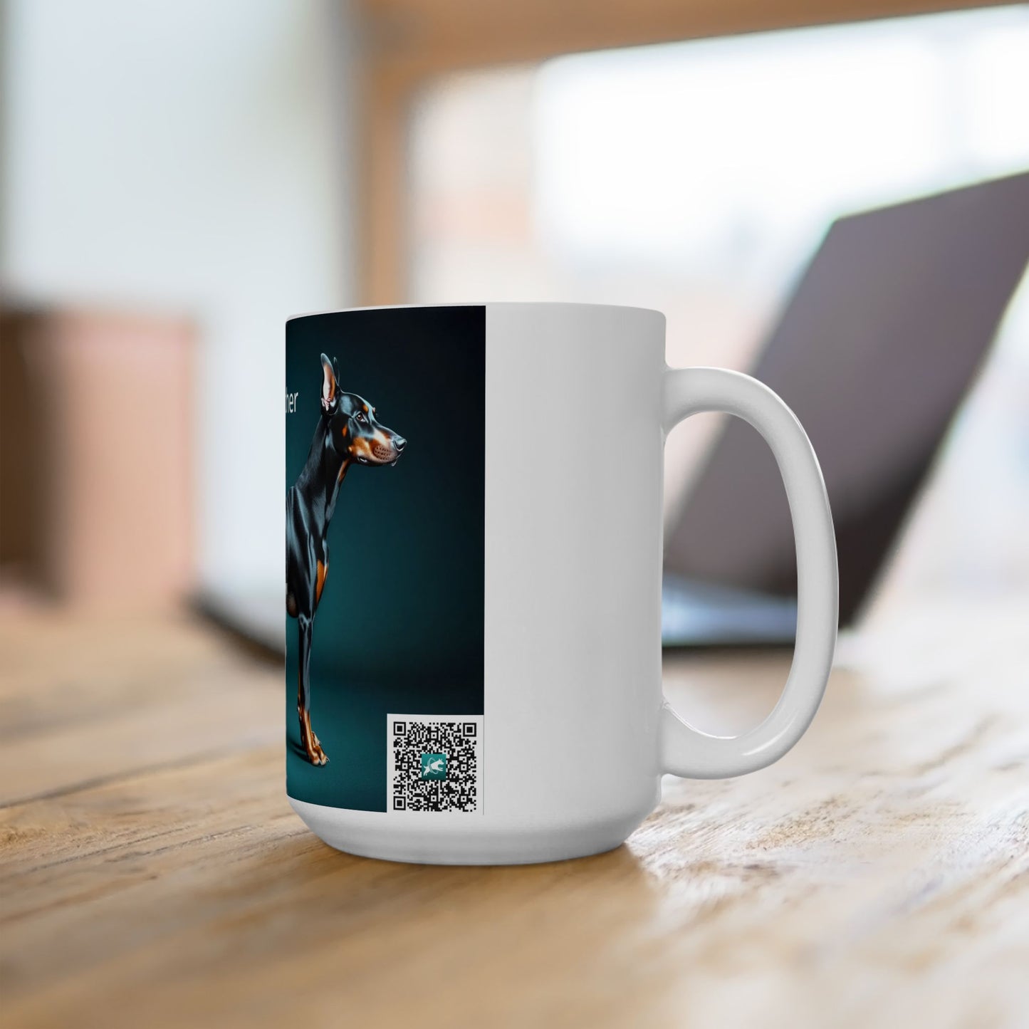 Doberman Pinscher Ceramic Mug – Dog Lover Gift (11oz & 15oz)