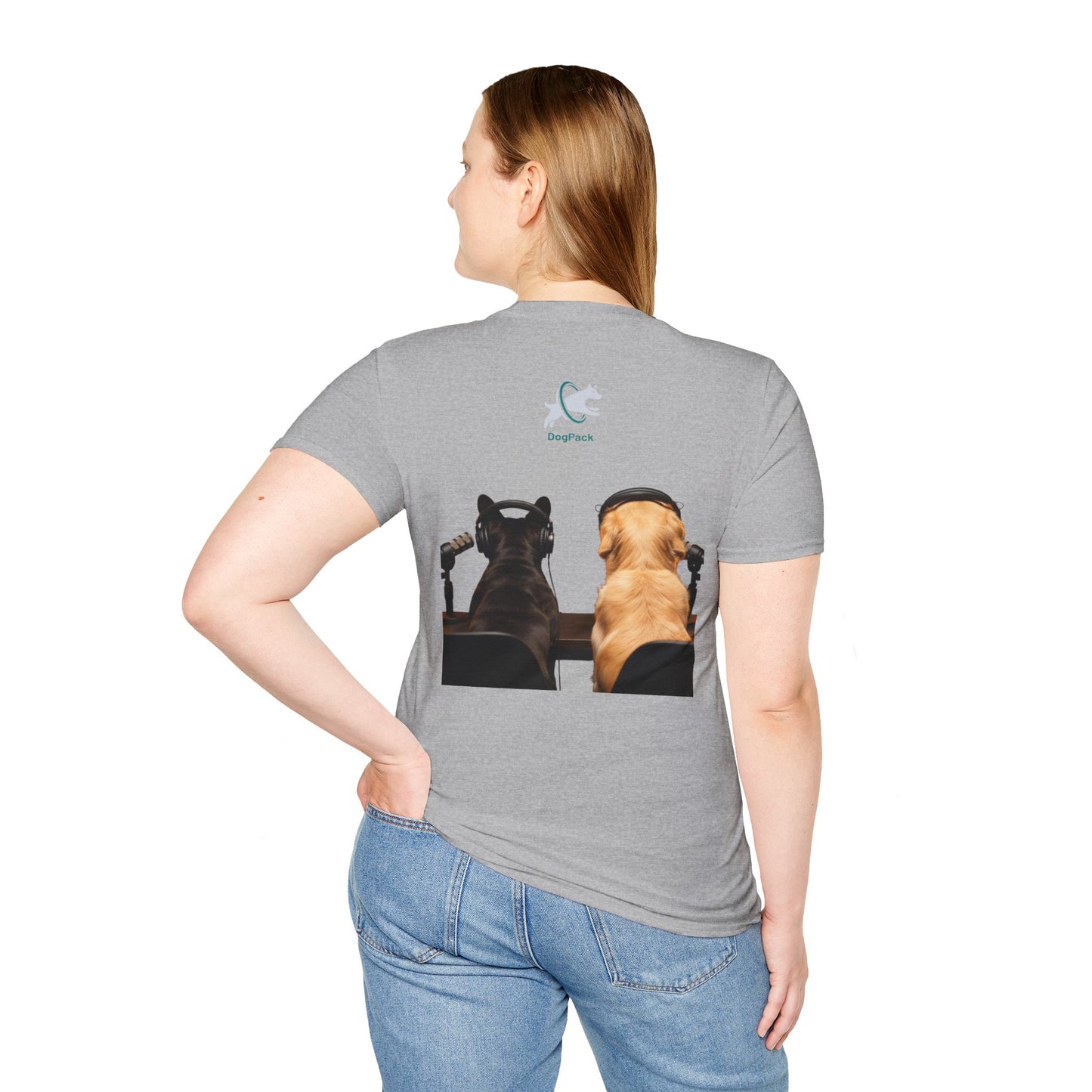 Goldie & Frenchie back & front Softstyle T-shirt