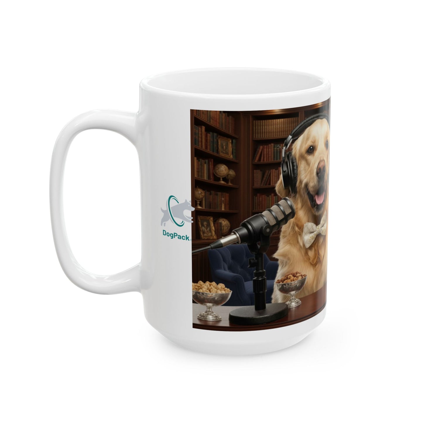 Goldie & Frenchie 'Sophisticated' - Coffee Ceramic Mug, (11oz, 15oz)