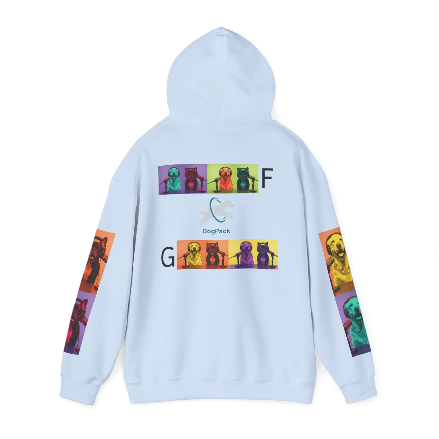 Goldie & Frenchie Cruisin' Hoodie — G&F "Windows down, music up" - Warhol inspired