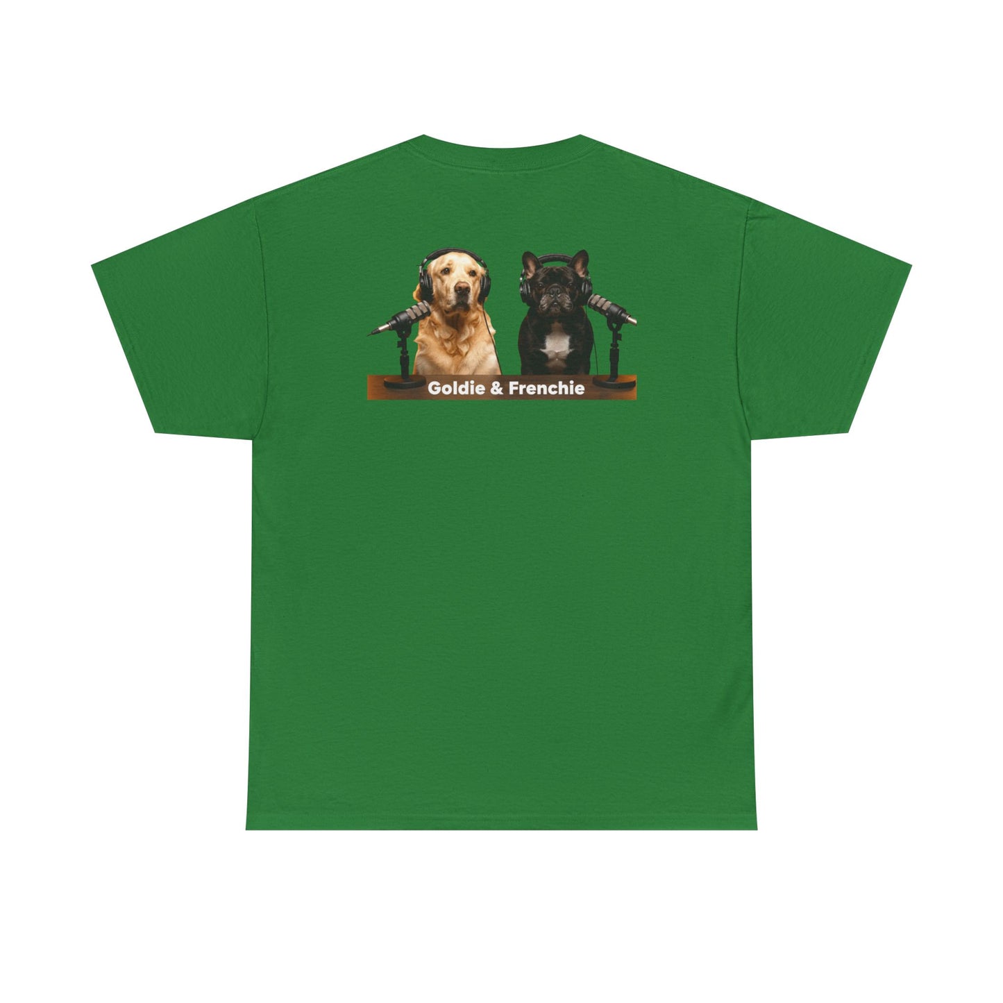 Goldie & Frenchie Staying Warm Front & Back Canada T‑Shirt - Ships from Canada