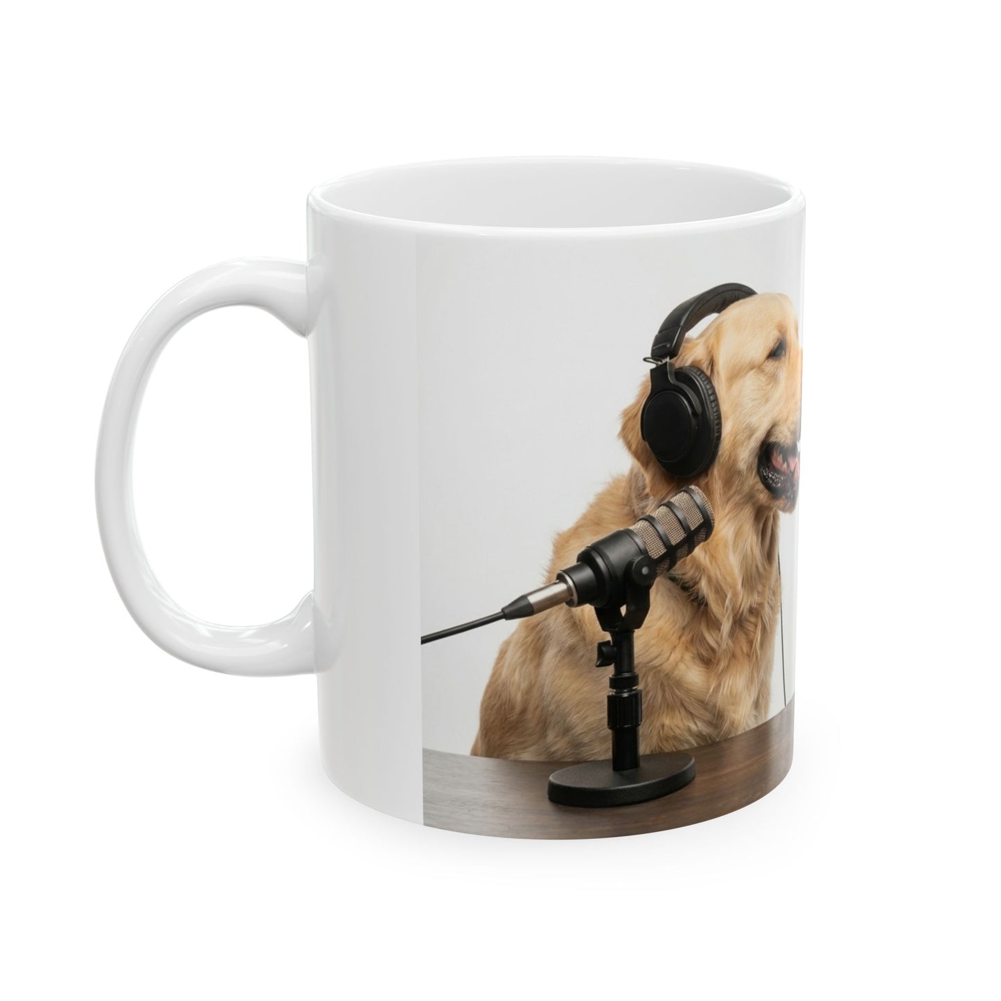 Goldie & Frenchie Chatting Ceramic Mug, (11oz, 15oz)