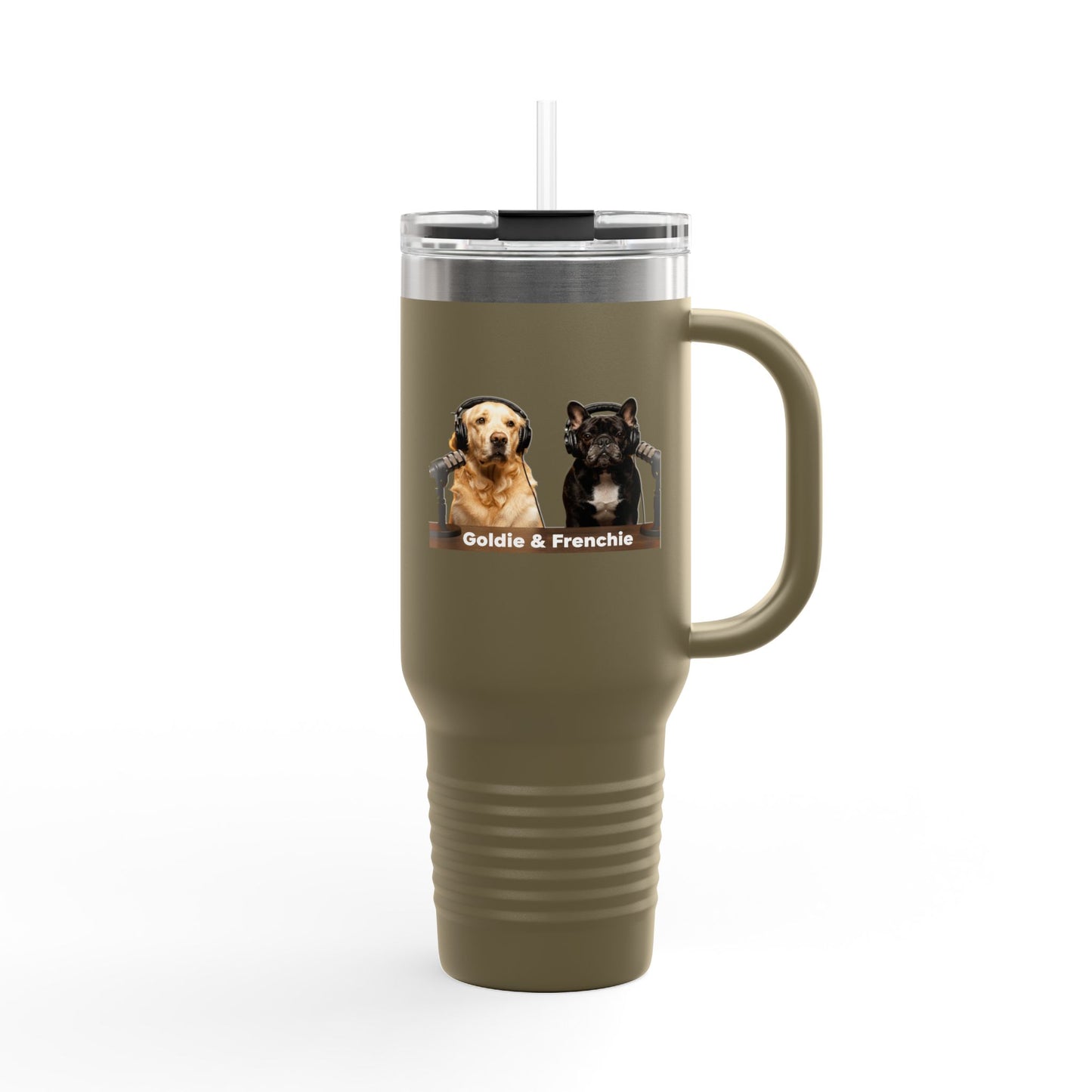 Goldie & Frenchie 40oz Insulated Travel Mug