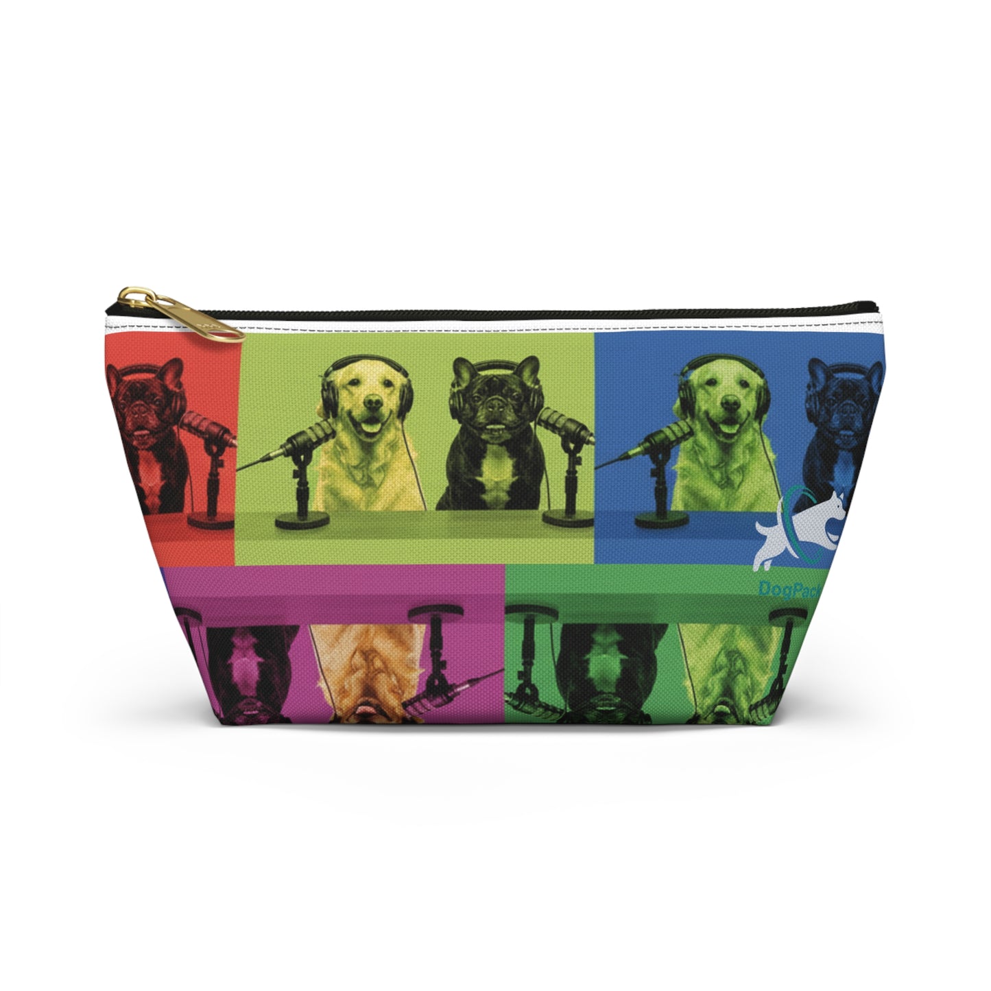 Goldie & Frenchie Warhol Inspired Pop Art Accessory Pouch