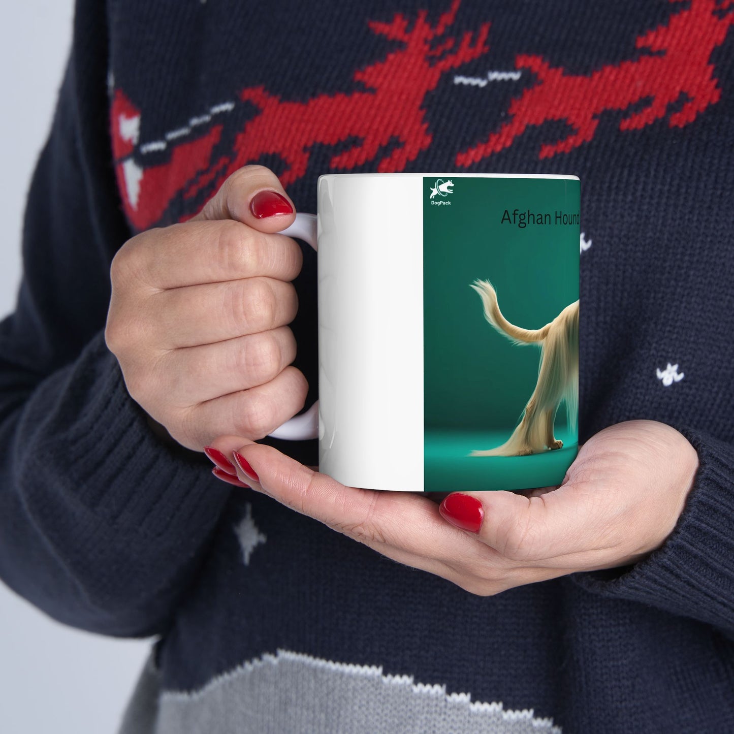 Afghan Hound Ceramic Mug – Dog Lover Coffee Cup (11oz/15oz)