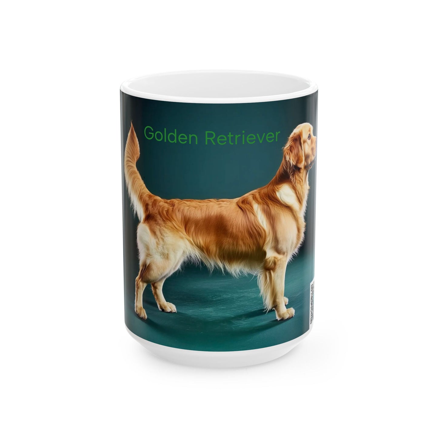 Golden Retriever Ceramic Mug – Golden Retriever Dog Breed Coffee Cup (11oz, 15oz)