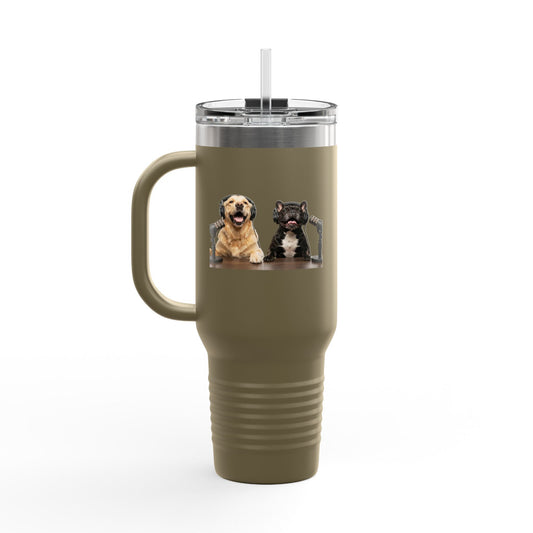 Goldie & Frenchie 40oz Insulated Travel Mug