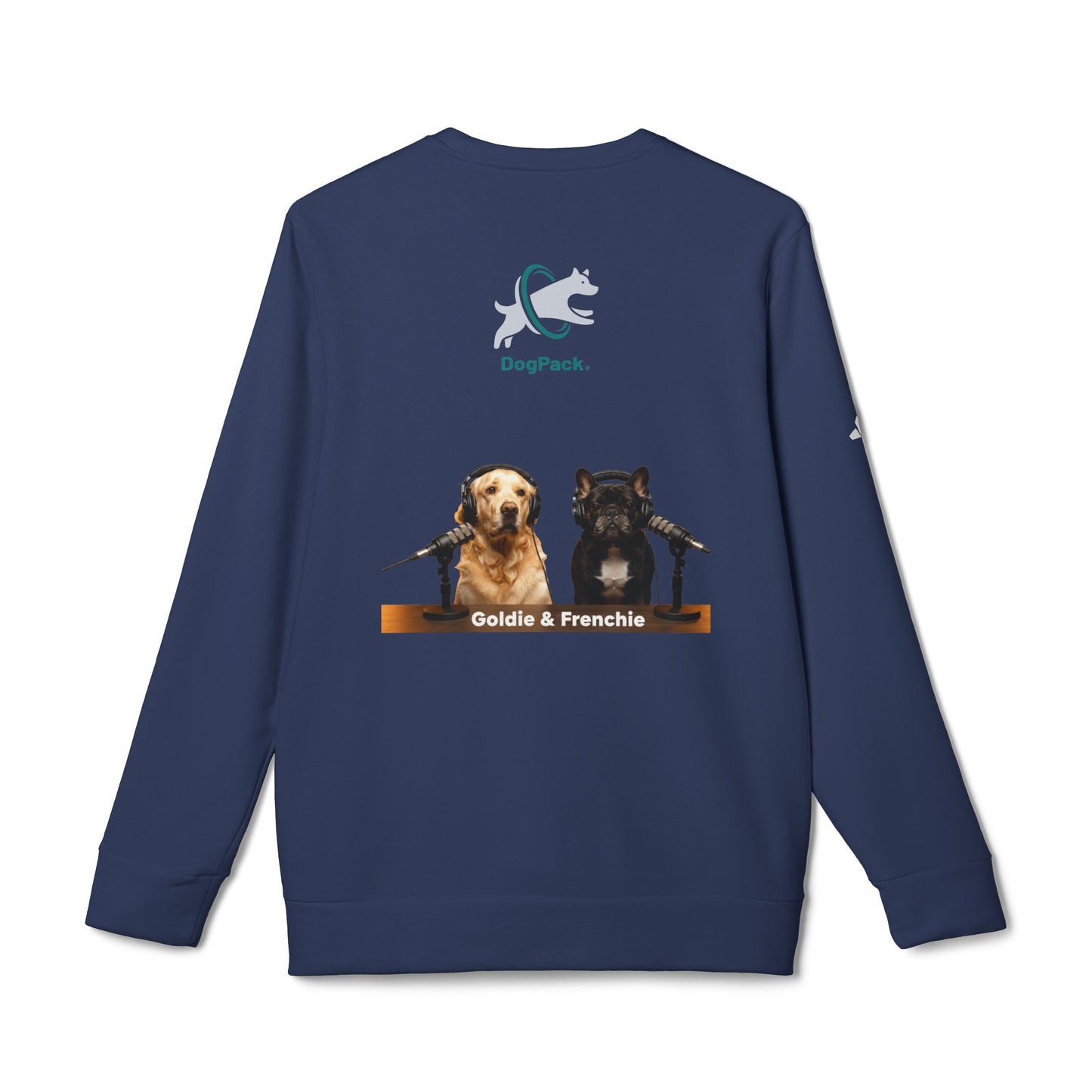 DogPack® Goldie & Frenchie™ Classic Crewneck Sweatshirt — adidas Sustainable Fleece