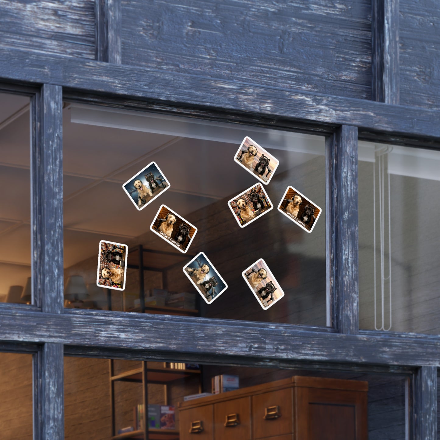 Goldie & Frenchie Sticker Sheet 40 Pack — 10 sheets of 4 stickers per sheet - Best Selling Designs