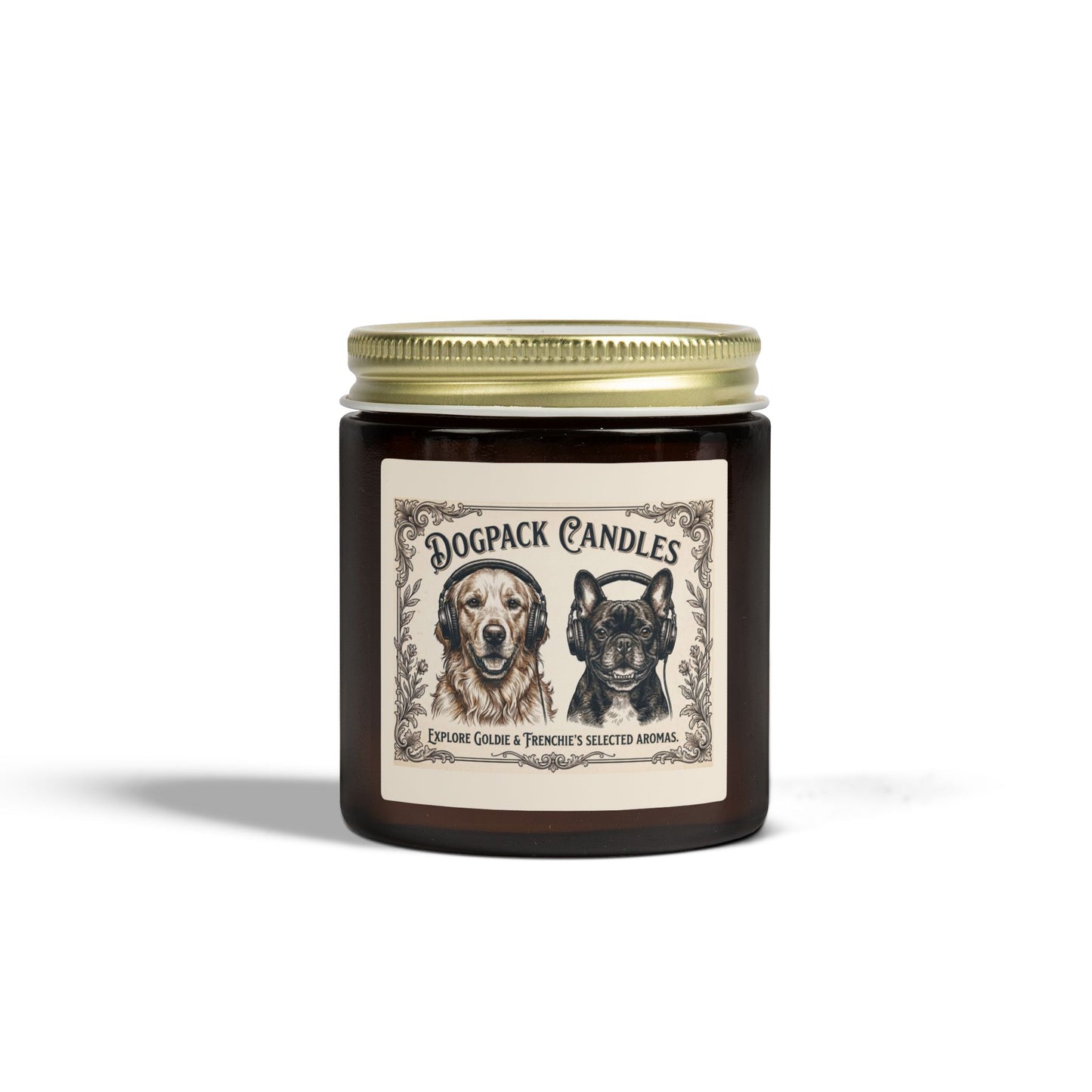 Goldie & Frenchie Scented Candle — Coconut Apricot Wax (4oz / 9oz)