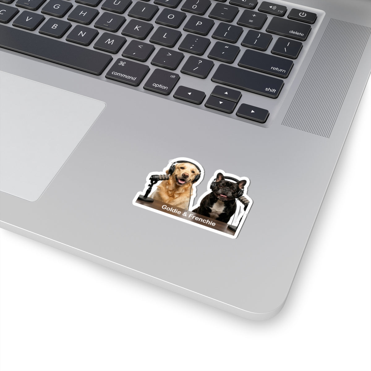 Goldie & Frenchie Smiling Sticker