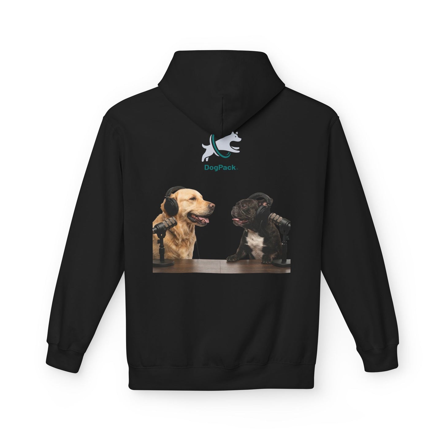 Custom Goldie & Frenchie with Your Dog! Soft Style Podcast Hoodie