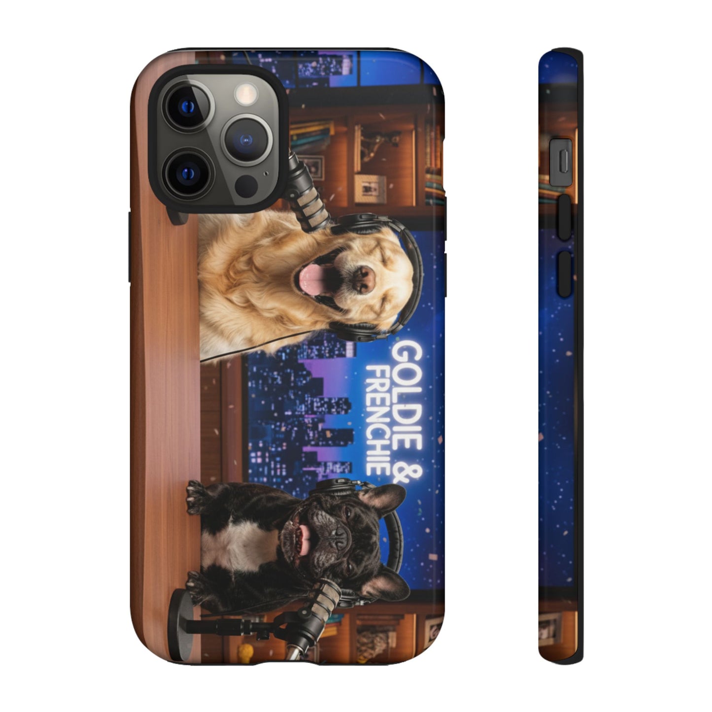 Goldie & Frenchie Talk Show LOL Laughing out iPhone Cases