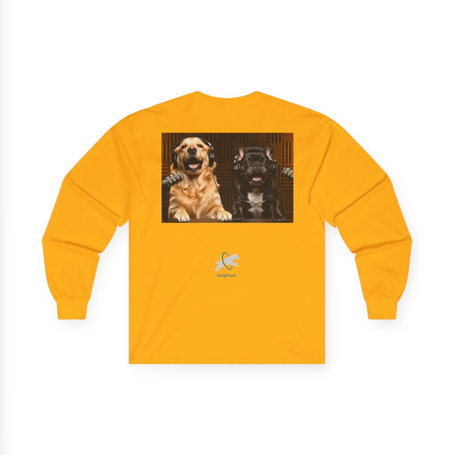 Goldie & Frenchie Long Sleeve Tee - Front and Back