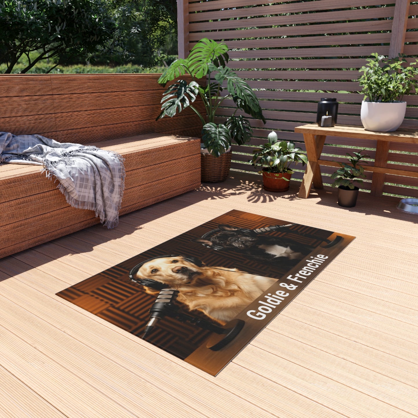 Goldie & Frenchie Classic Outdoor Rug