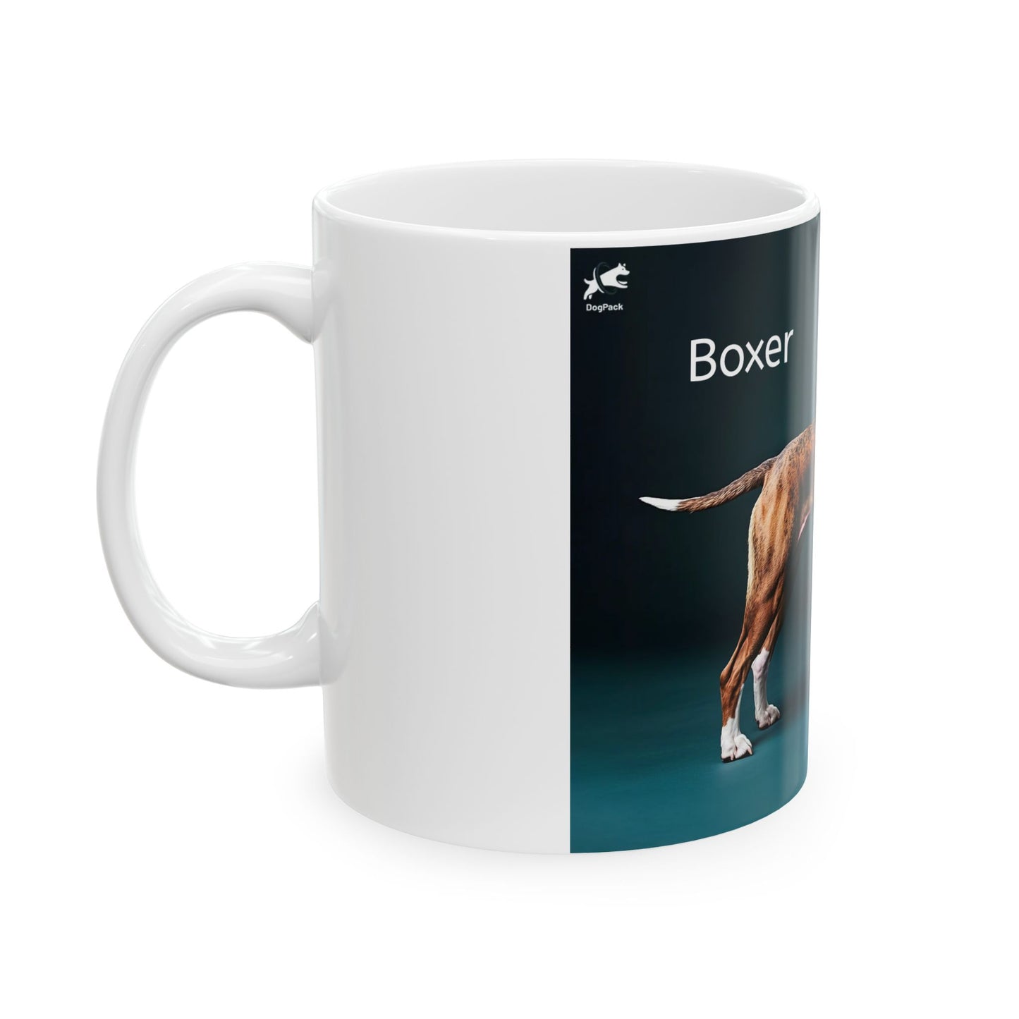 Boxer Dog Ceramic Mug (11oz & 15oz) — Gift for Dog Lovers