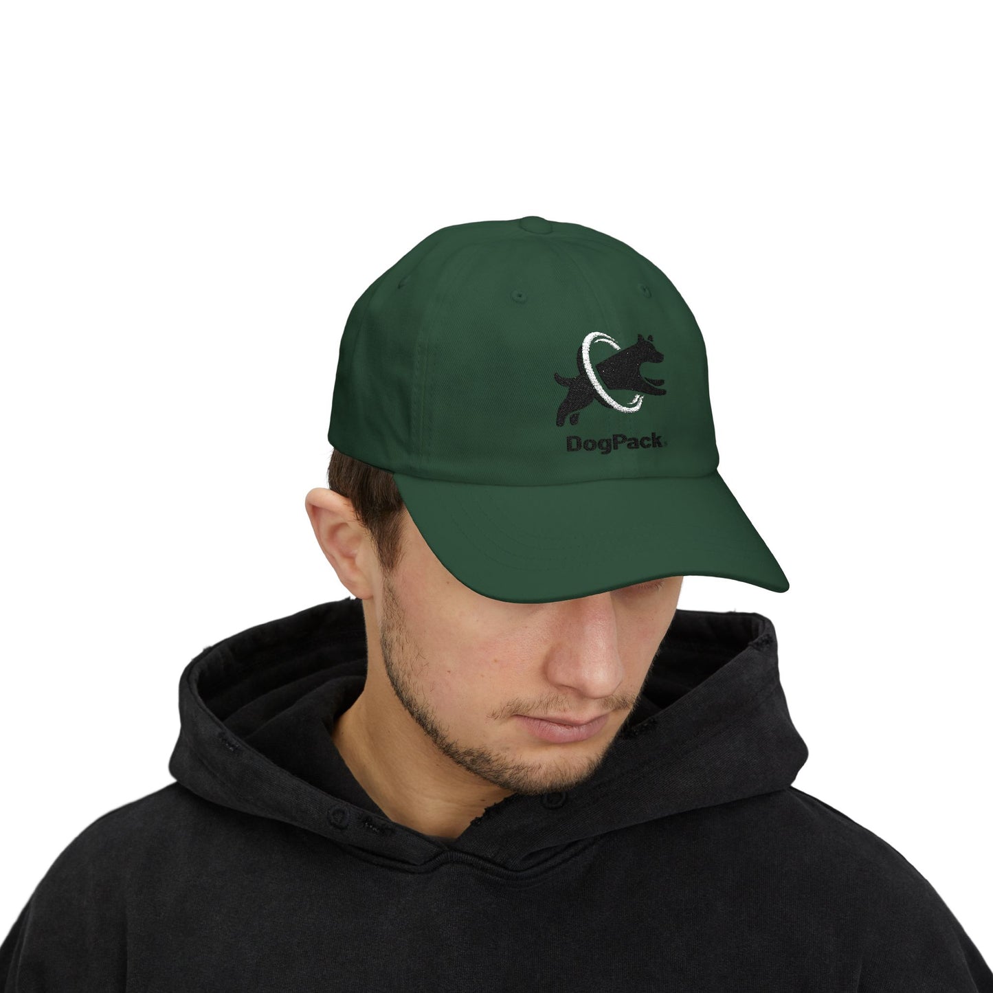 DogPack Brand Dad Cap — DogPack Dark Logo Embroidered Baseball Hat