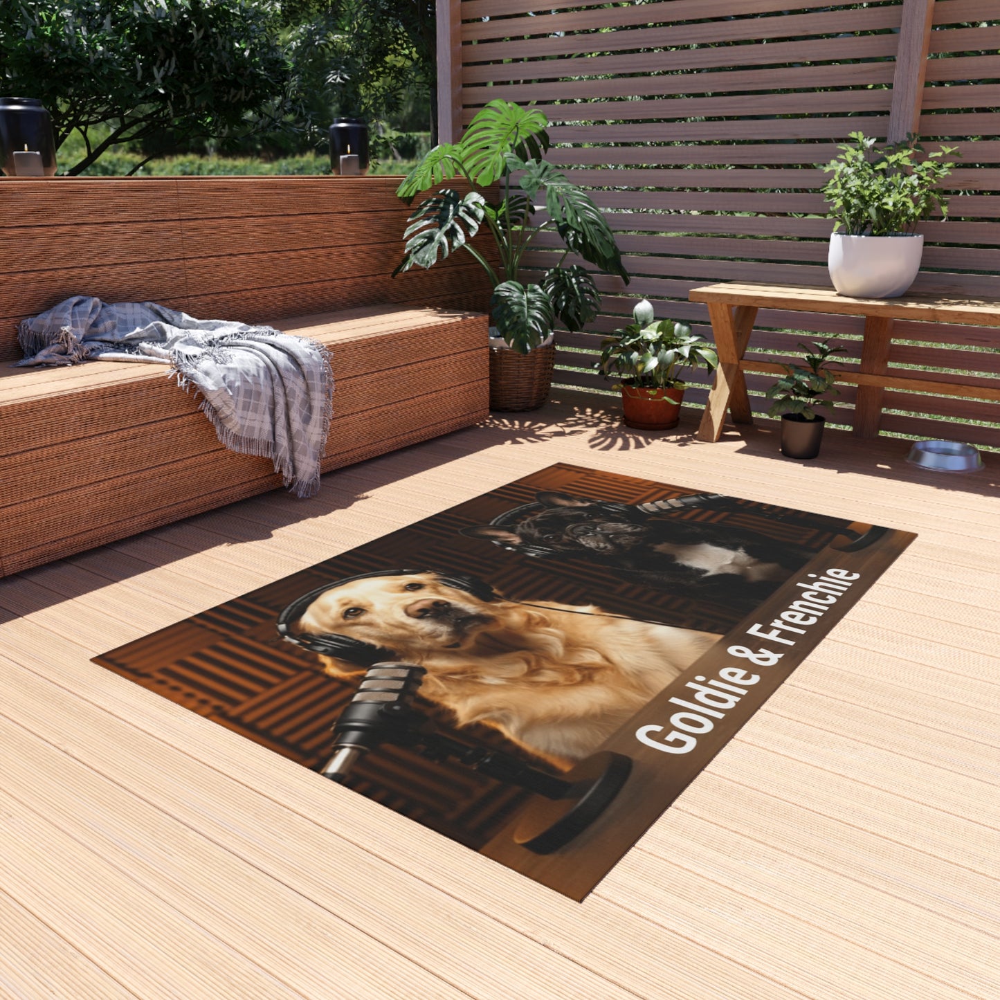 Goldie & Frenchie Classic Outdoor Rug