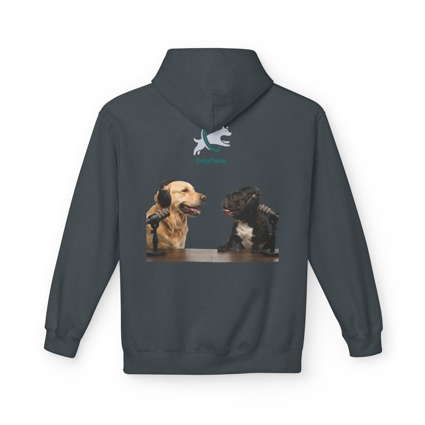 Custom Goldie & Frenchie with Your Dog! Soft Style Podcast Hoodie