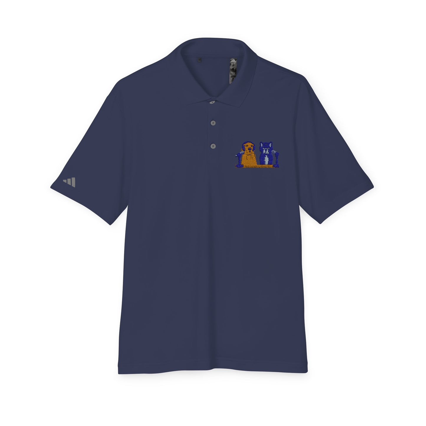 Goldie & Frenchie Embroidered Logo High Performance Polo | Customized adidas®